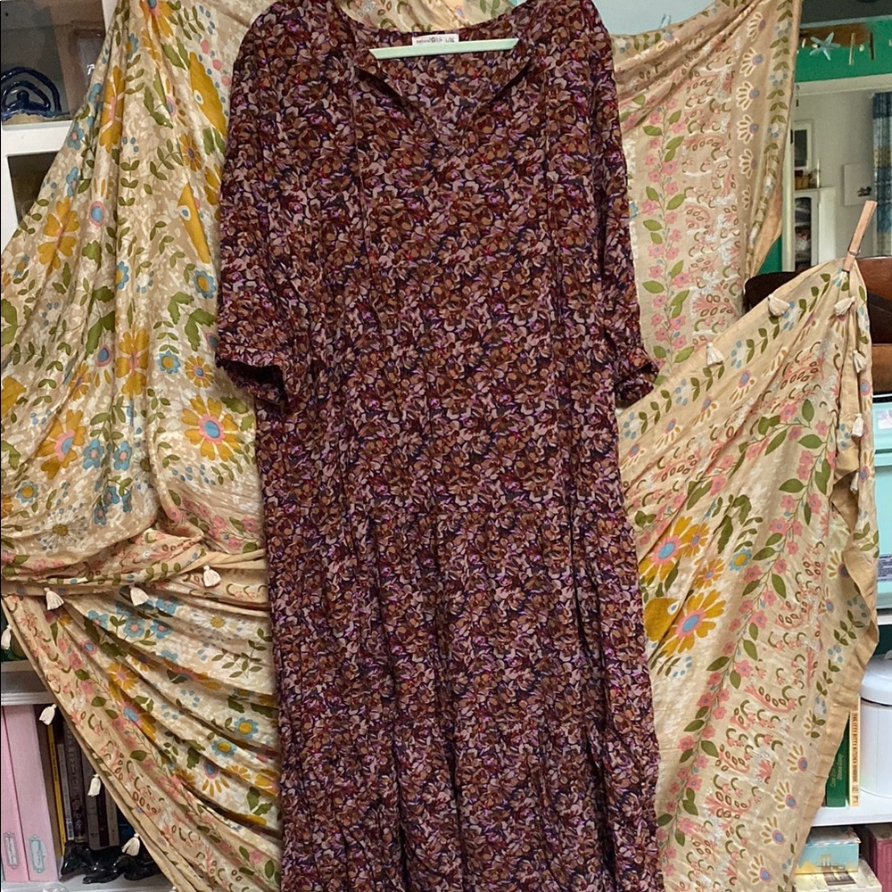 NATURAL LIFE Red Sequin Embellished Sundress